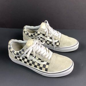 Vans Unisex Old Skool (Primar Check) Black /White Men’s Size: 9 & Women’s : 10.5